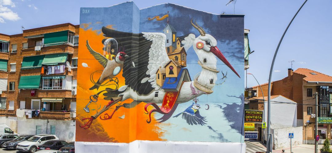 La obra de DULK se ha incorporado al callejero de Fuenlabrada La obra de DULK se ha incorporado al callejero de Fuenlabrada