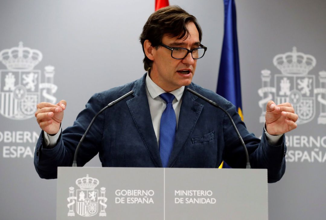 El ministro Salvador Illa. El ministro Salvador Illa.