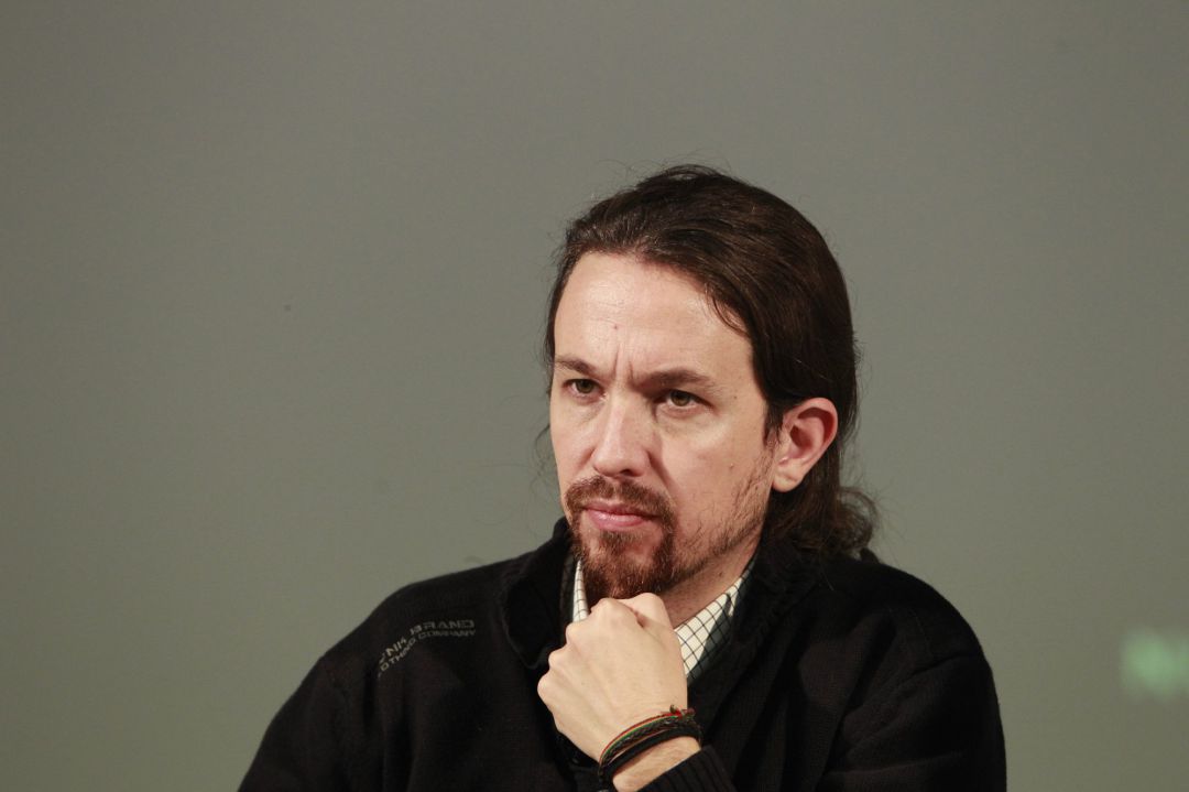 Pablo Iglesias, en la sede de Podemos
Pablo Iglesias, en la sede de Podemos