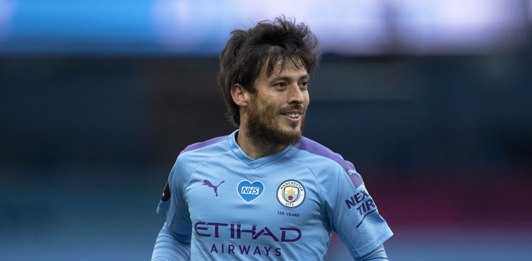 David Silva, durante un partido con el Manchester City David Silva, durante un partido con el Manchester City