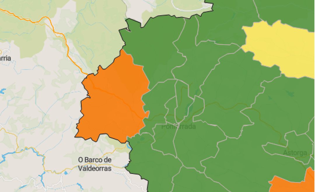 Mapa de la incidencia Mapa de la incidencia