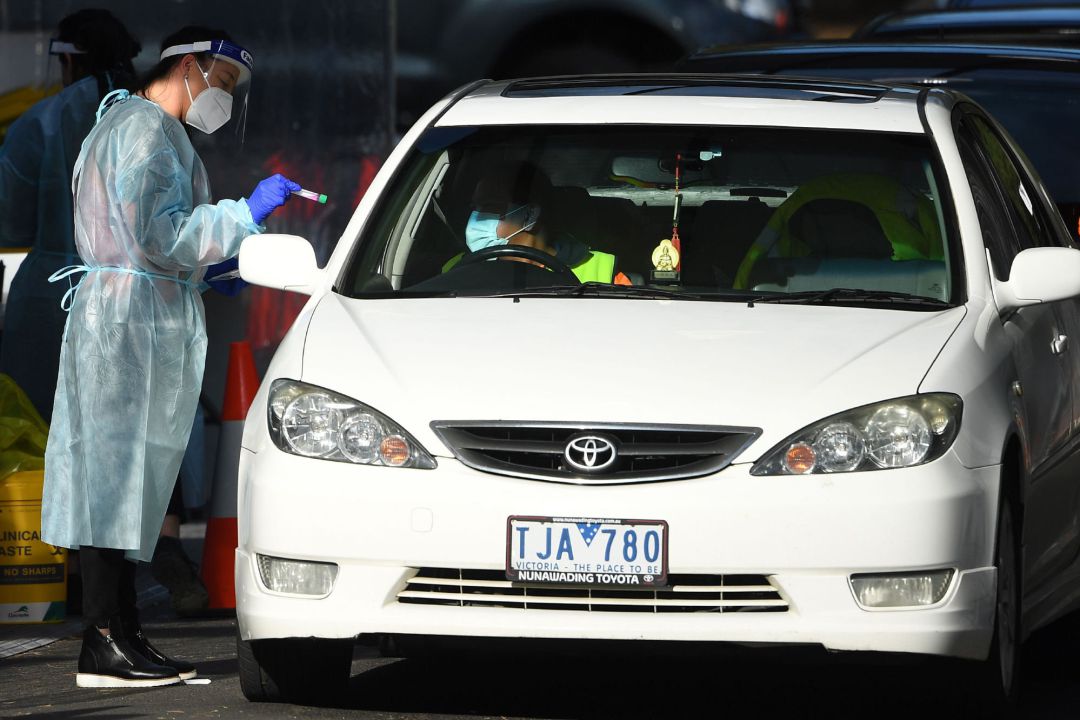 Pruebas contra el coronavirus en Melbourne (Australia) Pruebas contra el coronavirus en Melbourne (Australia)