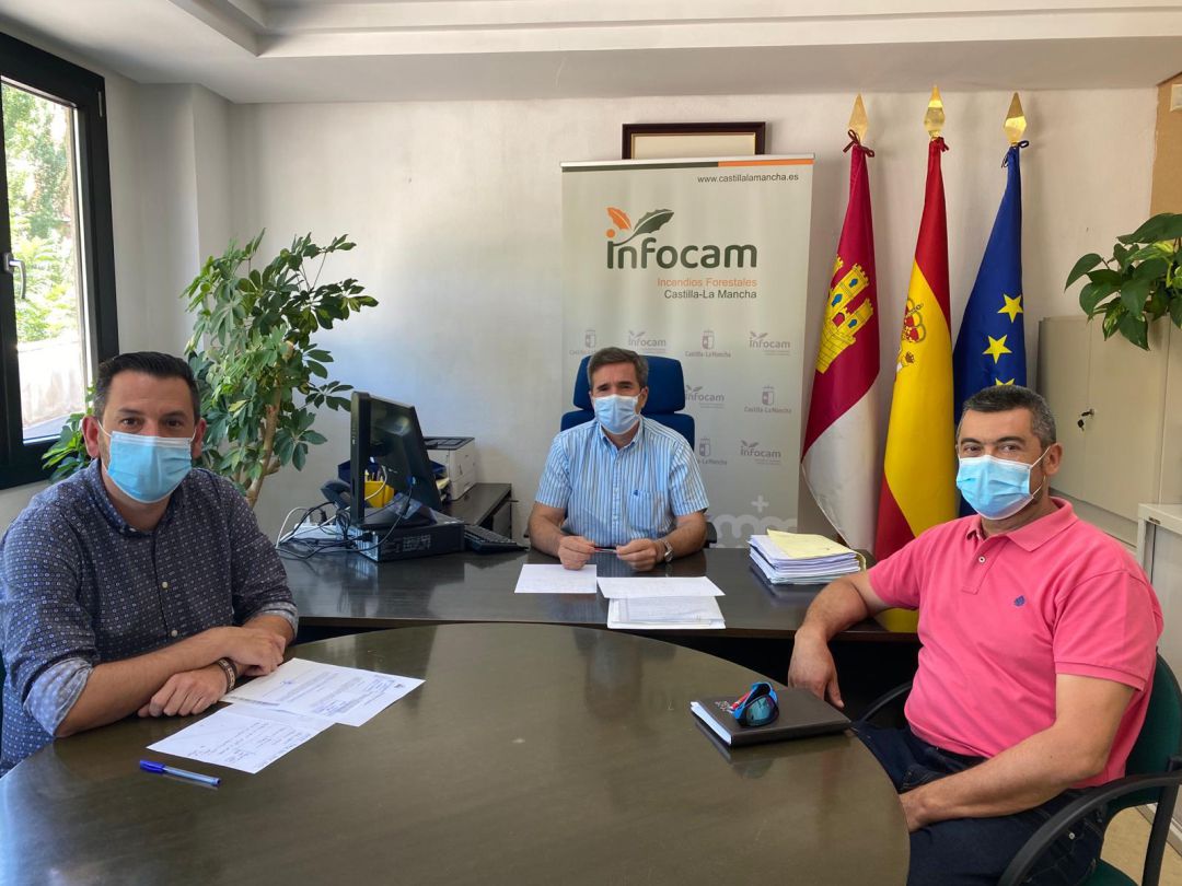 Reunión para establecer la limitación de aforo en las Chorreras Reunión para establecer la limitación de aforo en las Chorreras