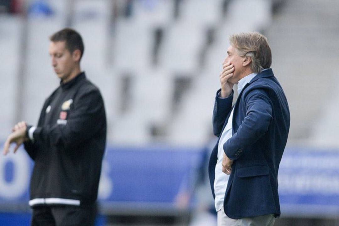 Sergio Egea, durante un partido con el Real Oviedo Sergio Egea, durante un partido con el Real Oviedo