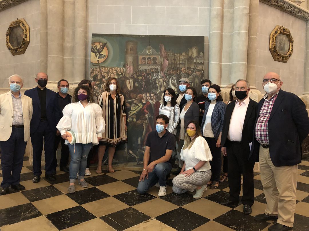 El taller de restauración de la Diputación y la Diócesis de Palencia recupera 39 obras El taller de restauración de la Diputación y la Diócesis de Palencia recupera 39 obras