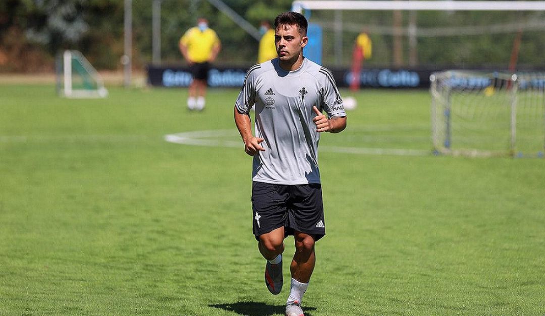 Fran Beltrán con el Celta Fran Beltrán con el Celta