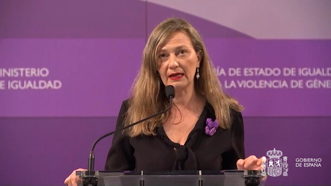 La delegada del Gobierno contra la Violencia de Género, Victoria Rosell. La delegada del Gobierno contra la Violencia de Género, Victoria Rosell.