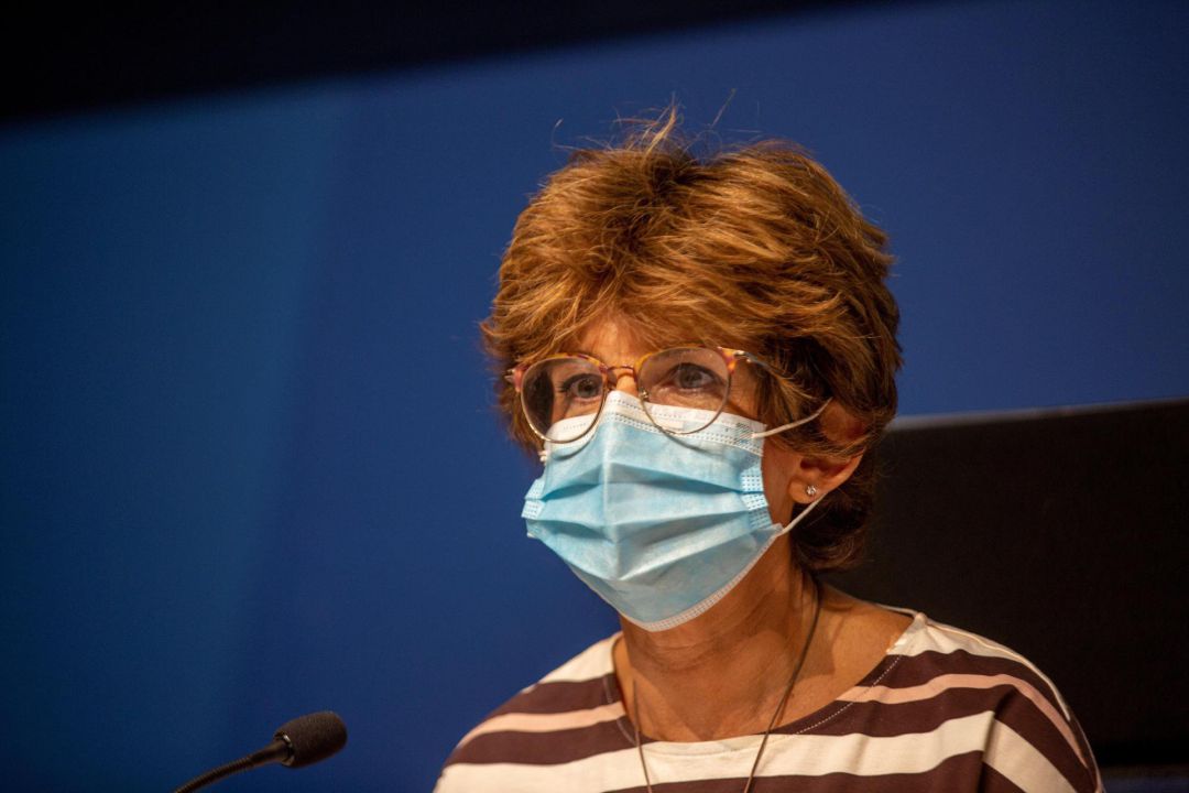 La consejera de Salud, Nekane Murga La consejera de Salud, Nekane Murga