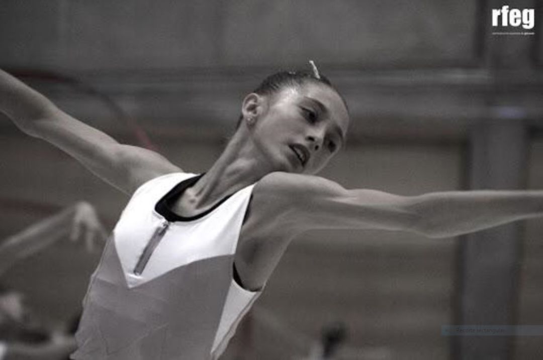 Una gimnasta que dispara las ilusiones del Rítmica El Ejido. Una gimnasta que dispara las ilusiones del Rítmica El Ejido.