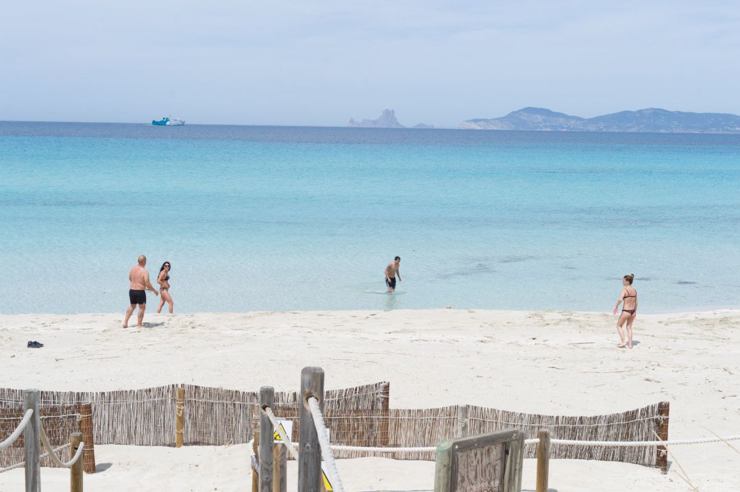 Playa de Ses Illetes, en Formentera. Playa de Ses Illetes, en Formentera.