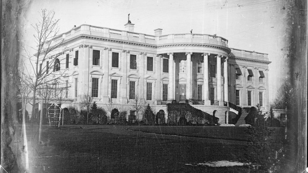 Una imagen de la Casa Blanca en 1846 Una imagen de la Casa Blanca en 1846
