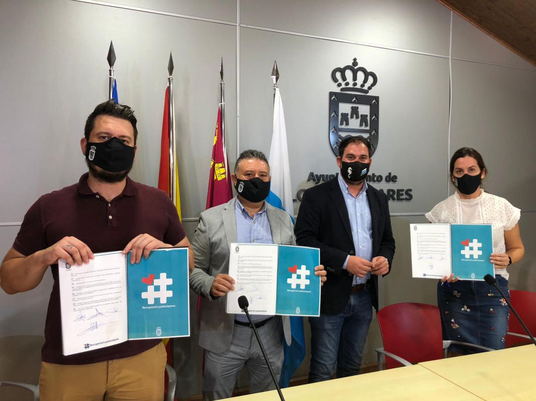 Firma documento de todos los partidos para luchar contra los efectos del COVID Firma documento de todos los partidos para luchar contra los efectos del COVID