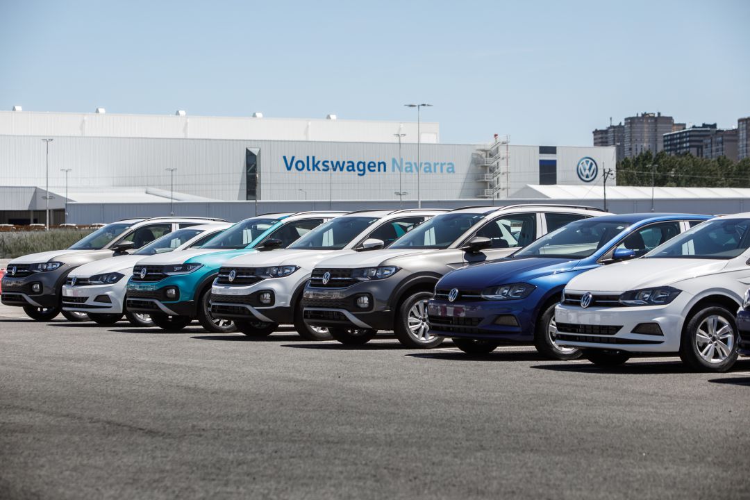 VW Polo y T-Cross en la campa de Landaben VW Polo y T-Cross en la campa de Landaben