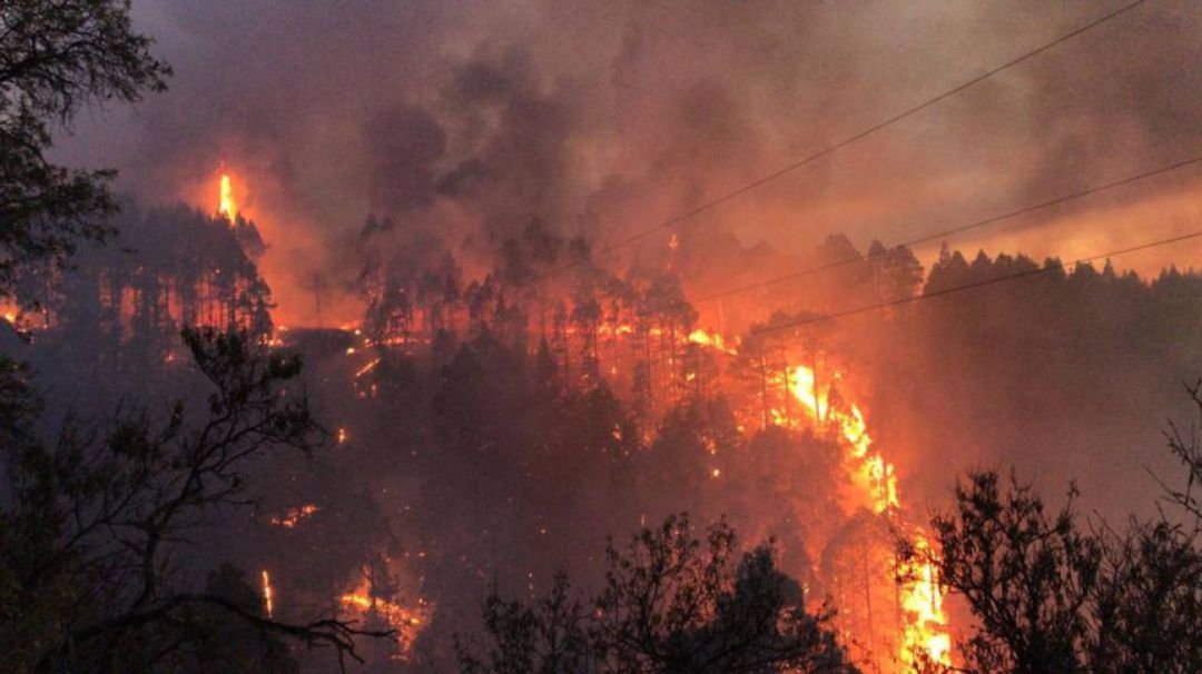 Incendio en Garafía, La Palma Incendio en Garafía, La Palma