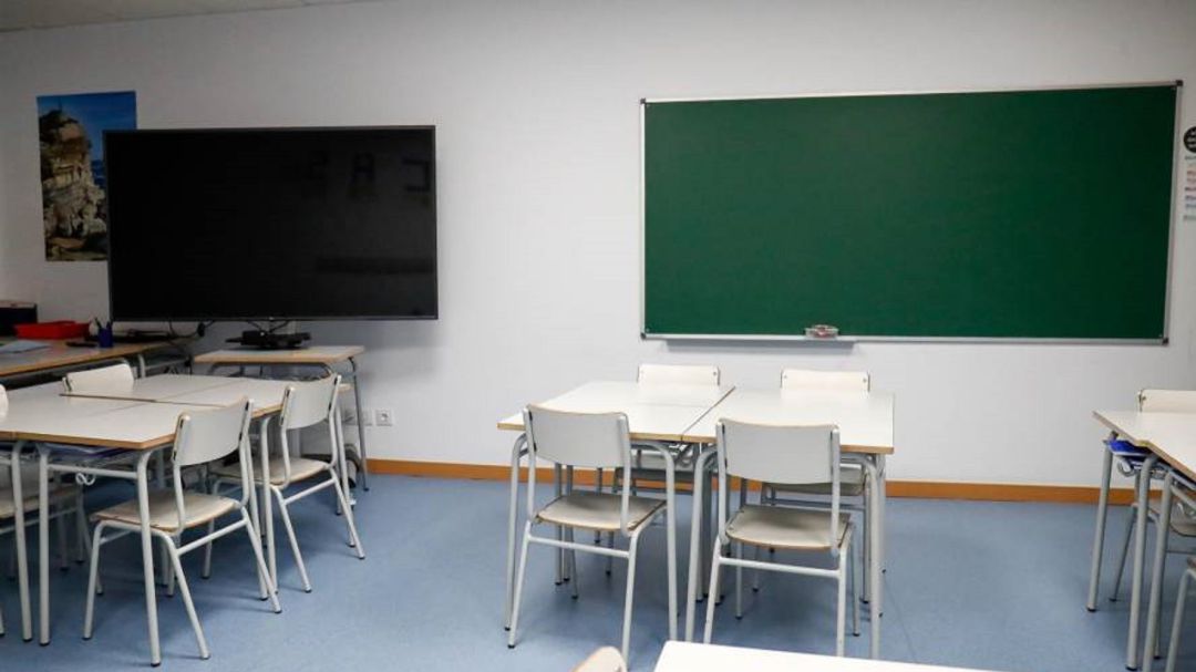 Aula vacía. Aula vacía.