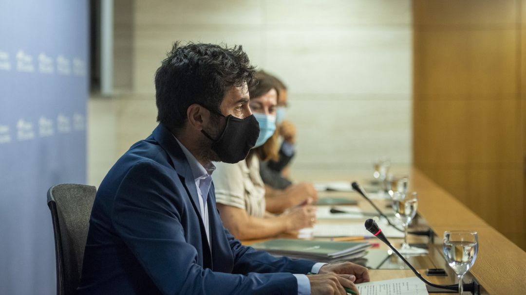 Álex Dorado, consejero de Sostenibilidad y Transición Ecológica Álex Dorado, consejero de Sostenibilidad y Transición Ecológica