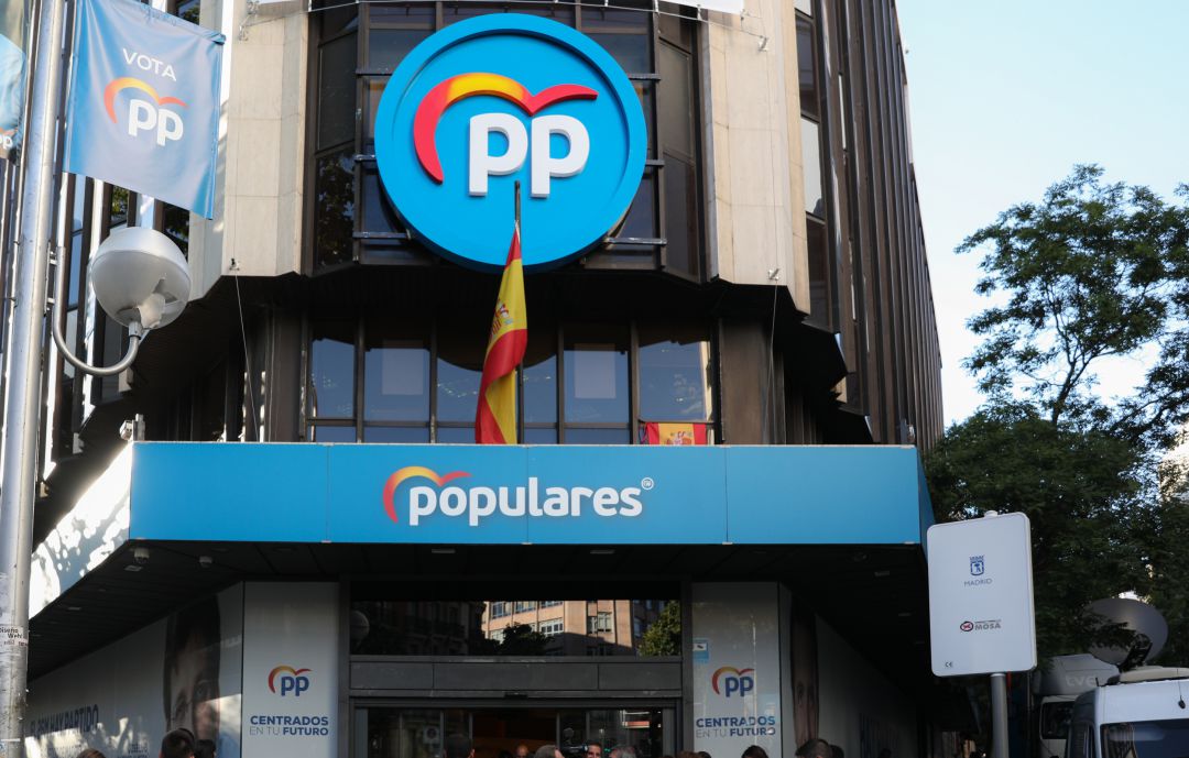 Sede del PP en la calle Génova de Madrid. Sede del PP en la calle Génova de Madrid.