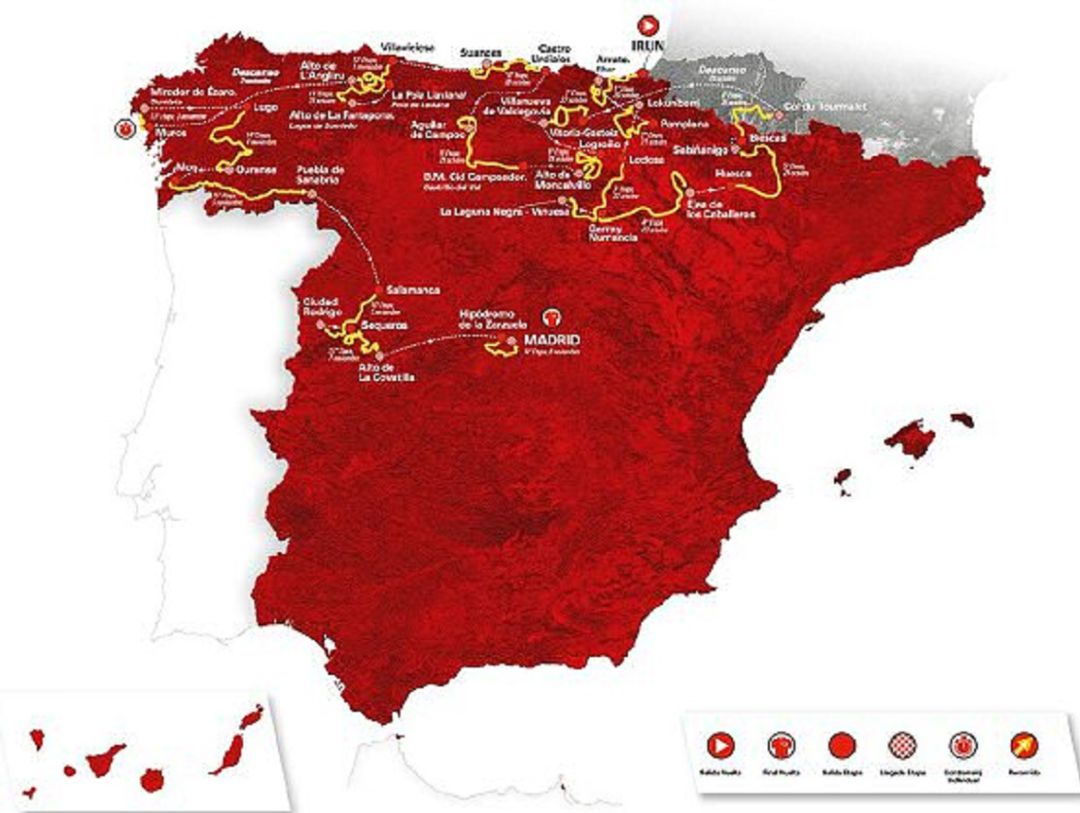 Recorrido Vuelta a España 2020 Recorrido Vuelta a España 2020