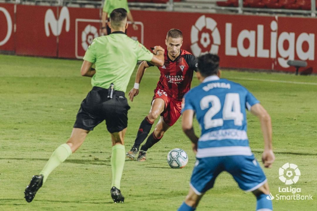 Franquesa en un dels últims partits amb el Mirandés. Franquesa en un dels últims partits amb el Mirandés.