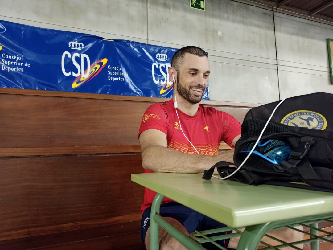 Jairo Ruiz en el Centro de Alto Rendimiento de Madrid. Jairo Ruiz en el Centro de Alto Rendimiento de Madrid.