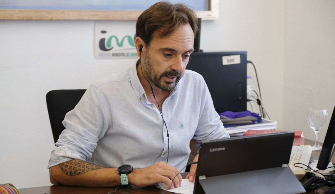 El concejal de Hacienda, José Ramón Páez, en el pleno telemático celebrado hoy El concejal de Hacienda, José Ramón Páez, en el pleno telemático celebrado hoy