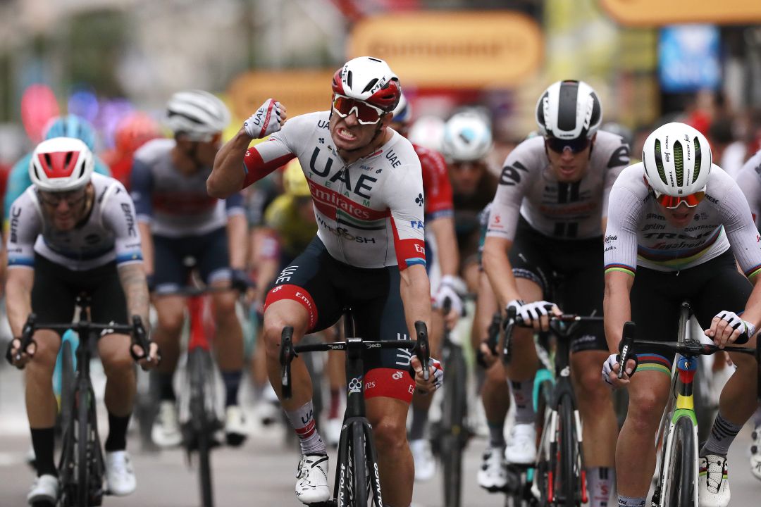 Alexander Kristoff venció al sprint en la meta de Niza. Alexander Kristoff venció al sprint en la meta de Niza.