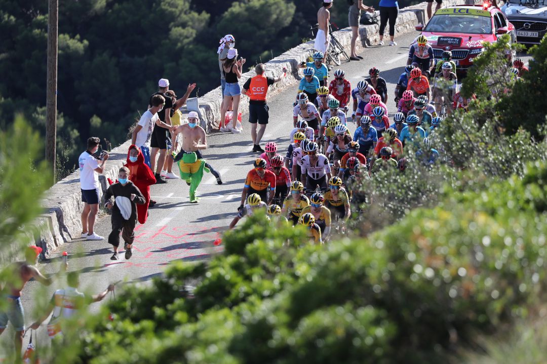 Imagen de la segunda etapa del Tour de Francia 2020 Imagen de la segunda etapa del Tour de Francia 2020