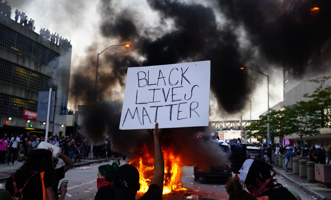 Manifestantes del movimiento 'Black lives matter' Manifestantes del movimiento 'Black lives matter'