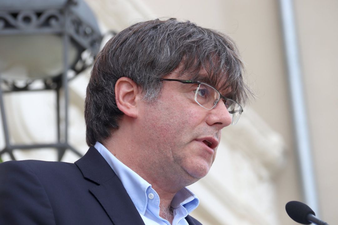 Carles Puigdemont, en una conferencia en la Universitat Catalana d'Estiu (UCE) Carles Puigdemont, en una conferencia en la Universitat Catalana d'Estiu (UCE)
