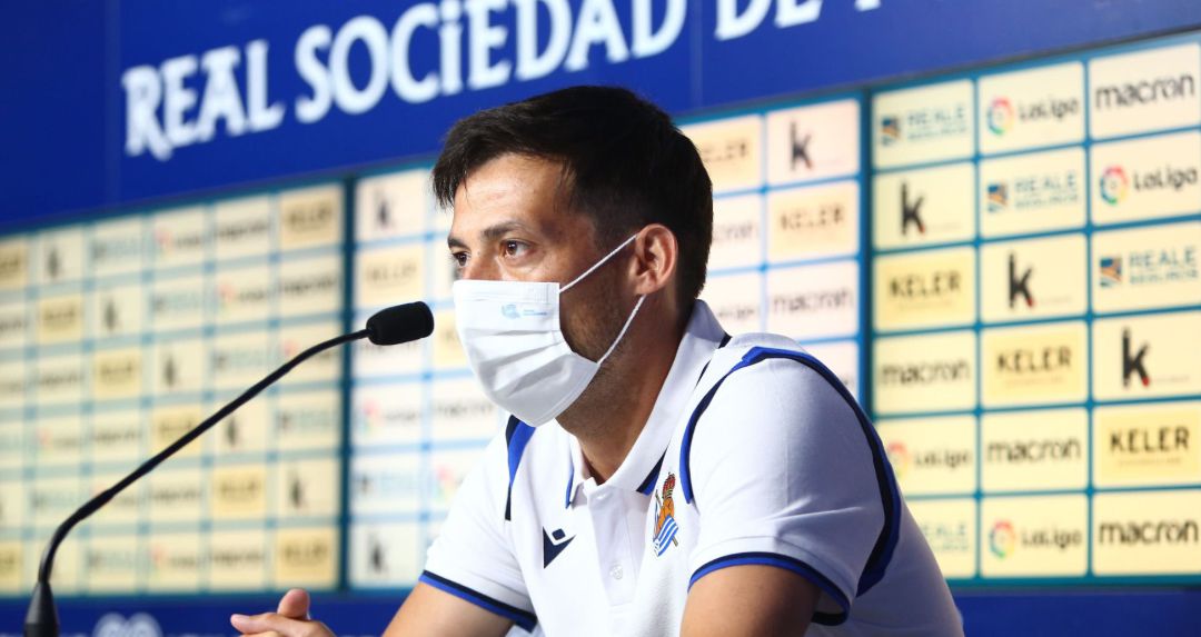 David Silva, en su presentación como nuevo jugador de la Real Sociedad. David Silva, en su presentación como nuevo jugador de la Real Sociedad.