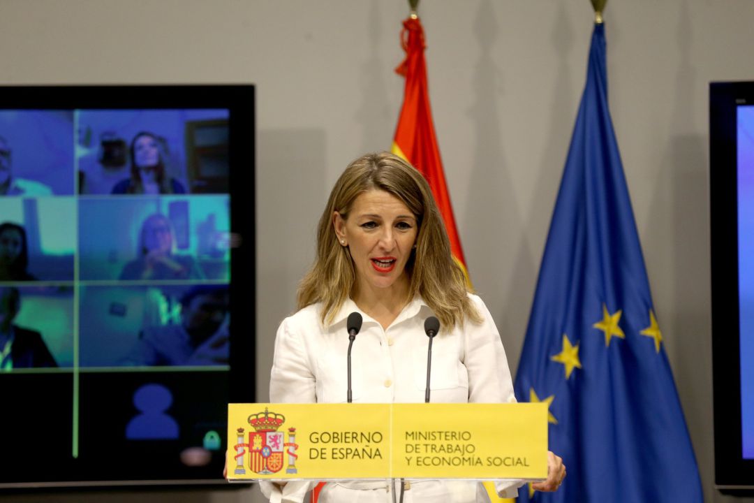 La ministra de Trabajo y Economía Socia, Yolanda Díaz La ministra de Trabajo y Economía Socia, Yolanda Díaz