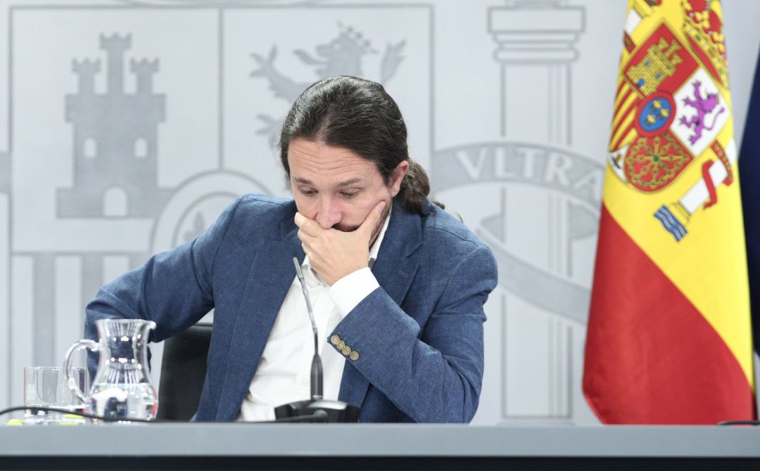 El vicepresidente y ministro de Derechos Sociales y Agenda 2030, Pablo Iglesias El vicepresidente y ministro de Derechos Sociales y Agenda 2030, Pablo Iglesias