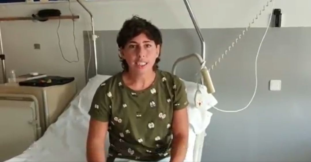 Captura del vídeo publicado por Carla Suárez. Captura del vídeo publicado por Carla Suárez.