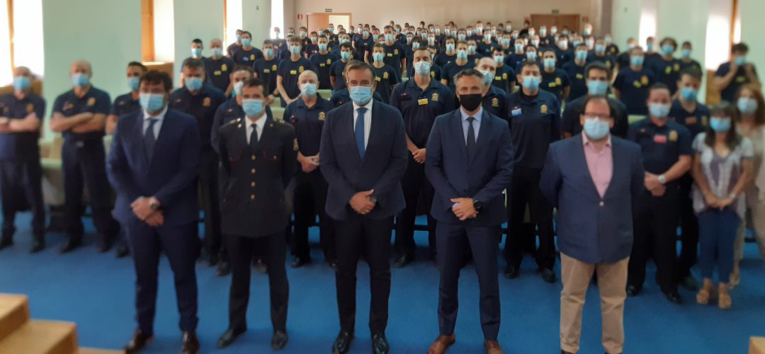 Candidatos a bomberos en el arranque del nuevo curso Candidatos a bomberos en el arranque del nuevo curso