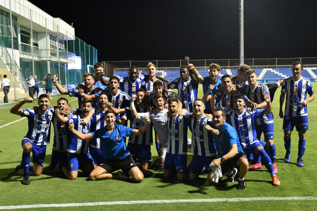 Imagen de la celebración del ascenso del Lorca Deportiva Imagen de la celebración del ascenso del Lorca Deportiva