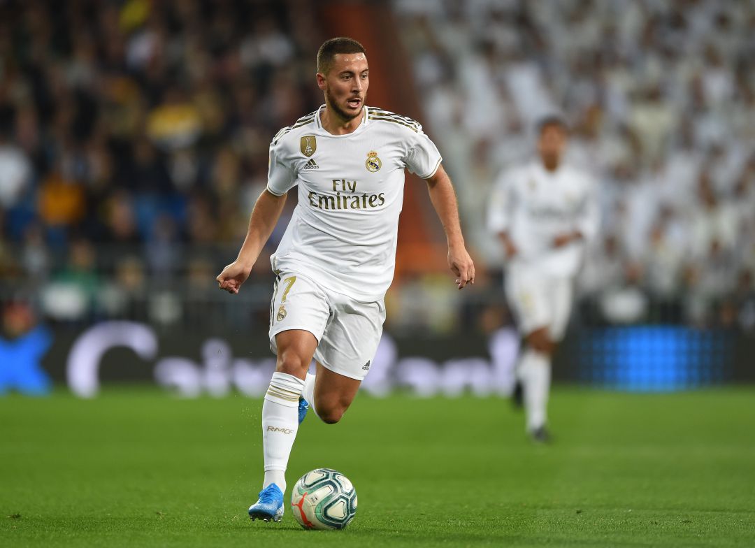 Hazard, en acción con el Real Madrid Hazard, en acción con el Real Madrid