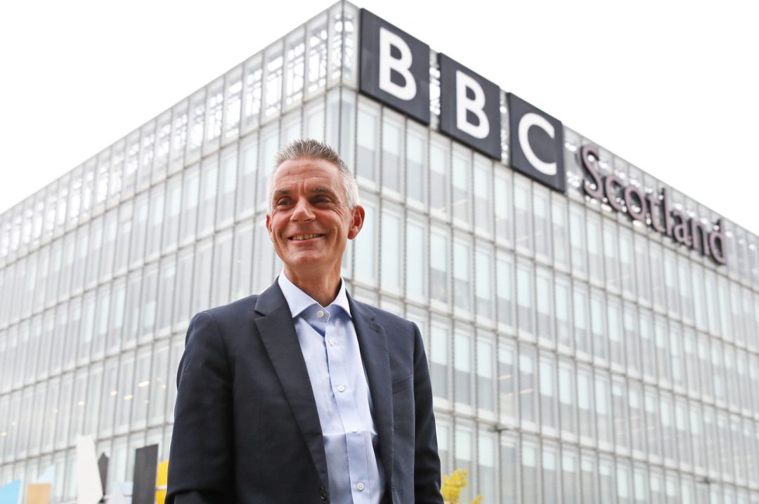 El nuevo director general de la BBC, Tim Davie, en la sede de la BBC en Glasgow (Escocia). El nuevo director general de la BBC, Tim Davie, en la sede de la BBC en Glasgow (Escocia).