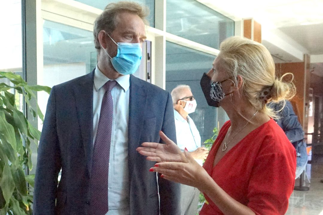 El secretario de Estado de Turismo, Fernando Valdés y la alcaldesa de Castelló, Amparo Marco El secretario de Estado de Turismo, Fernando Valdés y la alcaldesa de Castelló, Amparo Marco