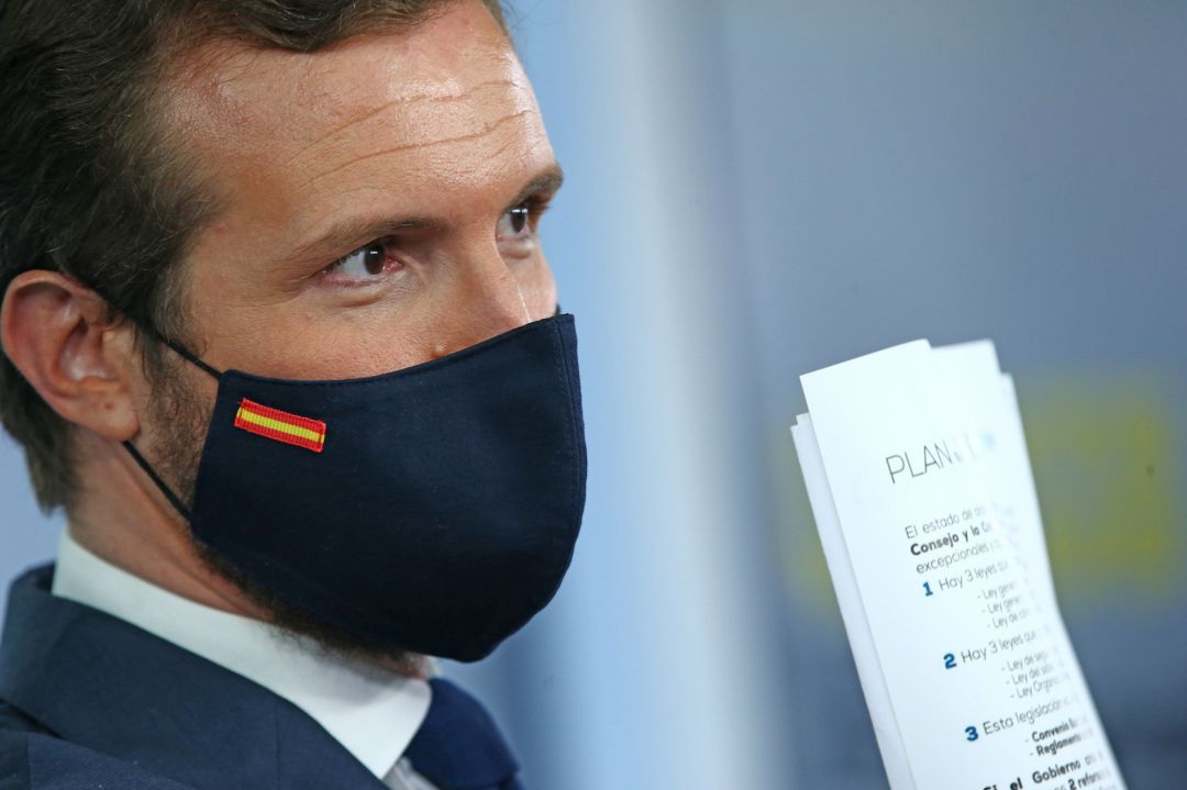 El presidente del PP, Pablo Casado. El presidente del PP, Pablo Casado.