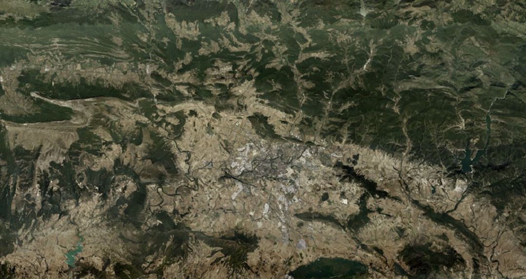 La Comunidad Foral de Navarra, a vista de pájaro en alta resolución La Comunidad Foral de Navarra, a vista de pájaro en alta resolución