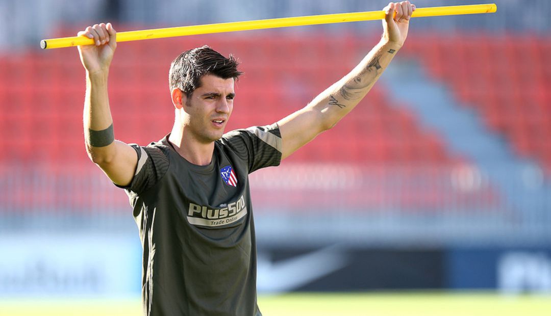 Morata en el inicio de la pretemporada del Atlético de Madrid Morata en el inicio de la pretemporada del Atlético de Madrid