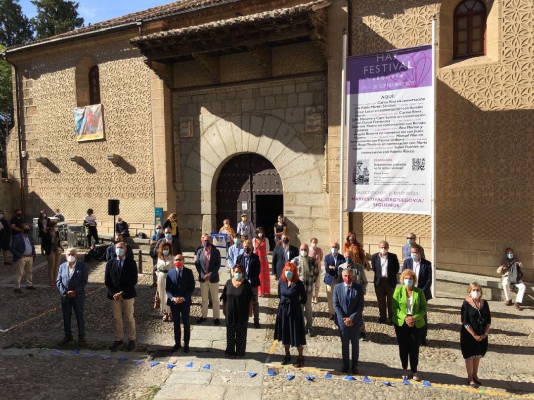 Inauguración en la Alhóndiga del Hay Festival 2020. Inauguración en la Alhóndiga del Hay Festival 2020.