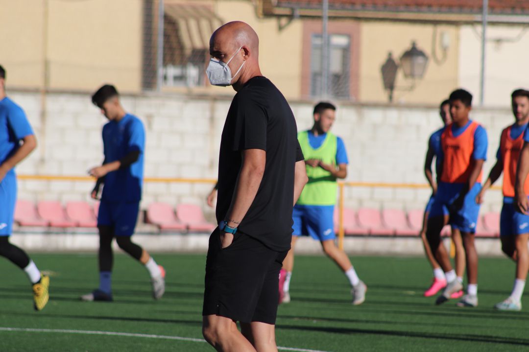 Primer entrenamiento del Conquense Primer entrenamiento del Conquense