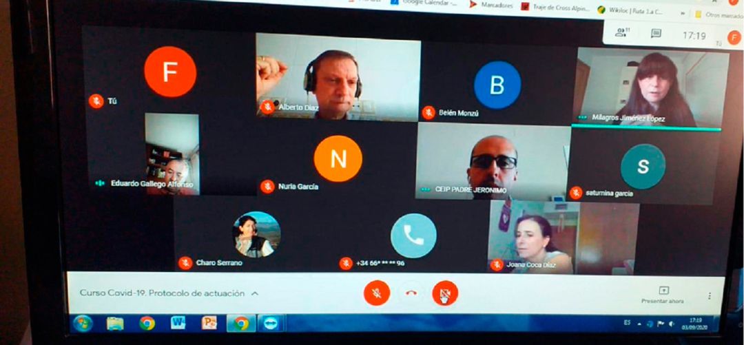 Reunión telemática con los directores Reunión telemática con los directores