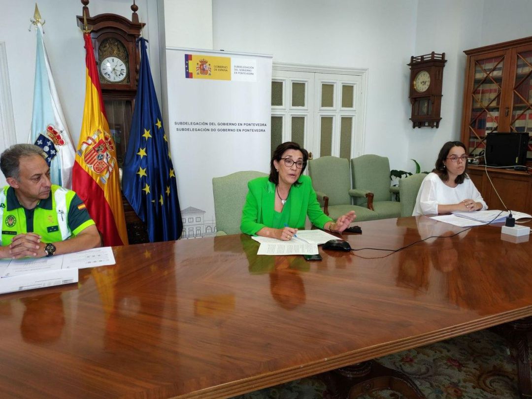 Maica Larriba presentando el balance de la operación verano de Tráfico Maica Larriba presentando el balance de la operación verano de Tráfico