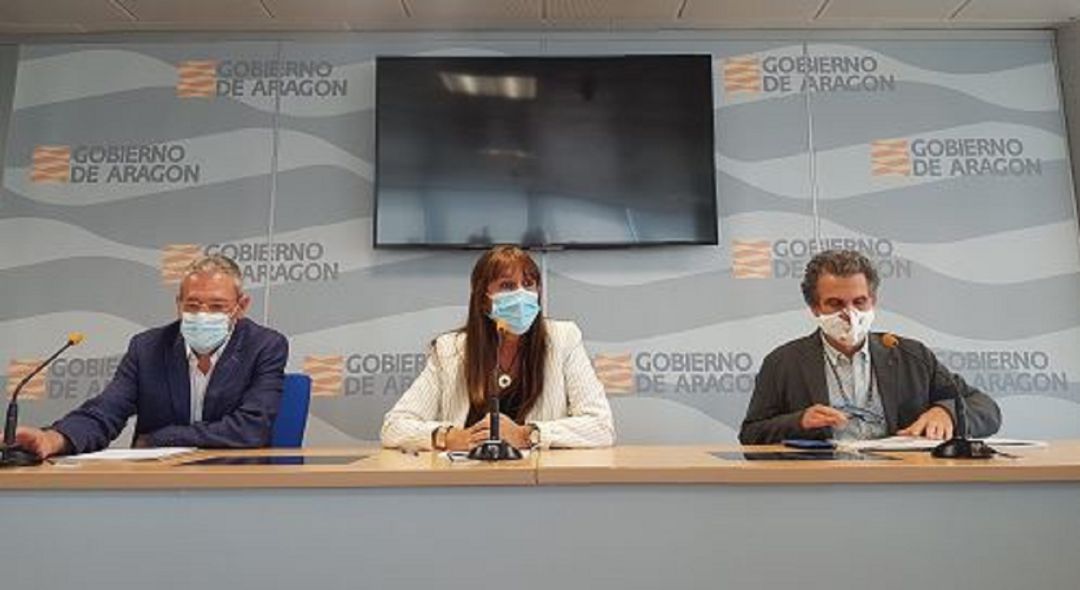Rueda de prensa de la consejera de Sanidad, Sira Repollés Rueda de prensa de la consejera de Sanidad, Sira Repollés
