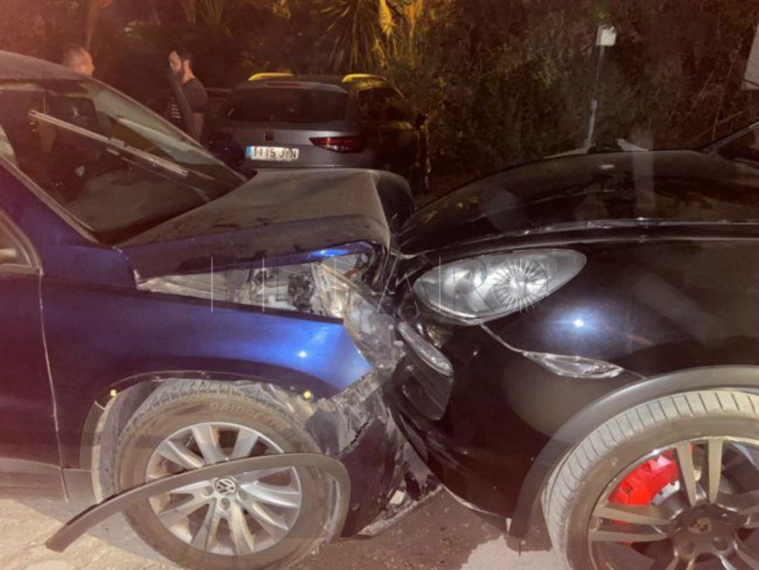 Embestida a un patrulla de la Guardia Civil en Estepona el pasado domingo Embestida a un patrulla de la Guardia Civil en Estepona el pasado domingo