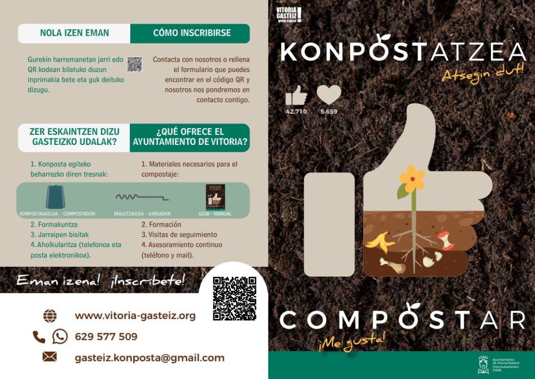 Carte de la campaña Compostar me gusta Carte de la campaña Compostar me gusta