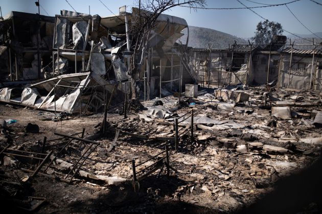 Así ha quedado el campo de refugiados. Así ha quedado el campo de refugiados.