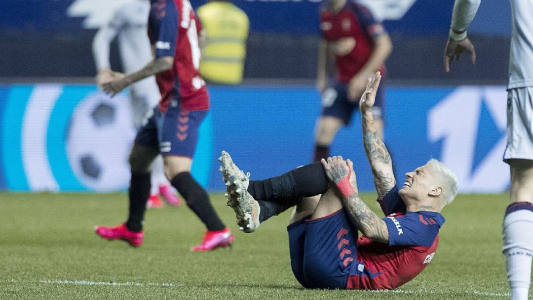 El Chimy Ávila en el momento de su lesión de cruzado la pasada temporada El Chimy Ávila en el momento de su lesión de cruzado la pasada temporada